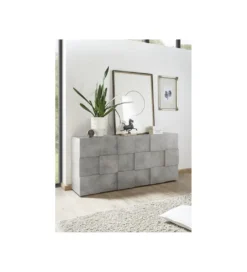 Komoda DAMA 181 Cm w optyce betonu*MCA Linia Włoska Discount