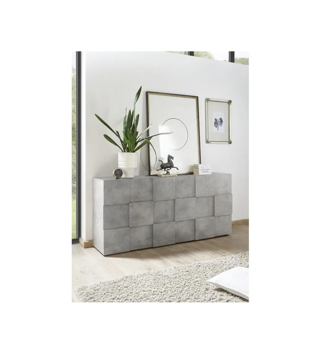 Komoda DAMA 181 Cm w optyce betonu*MCA Linia Włoska Discount
