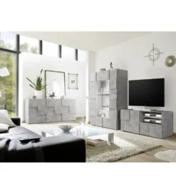 Komoda DAMA 181 Cm w optyce betonu*MCA Linia Włoska Discount
