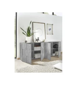 Komoda DAMA 241 Cm W Optyce Betonu*MCA Linia Włoska Outlet