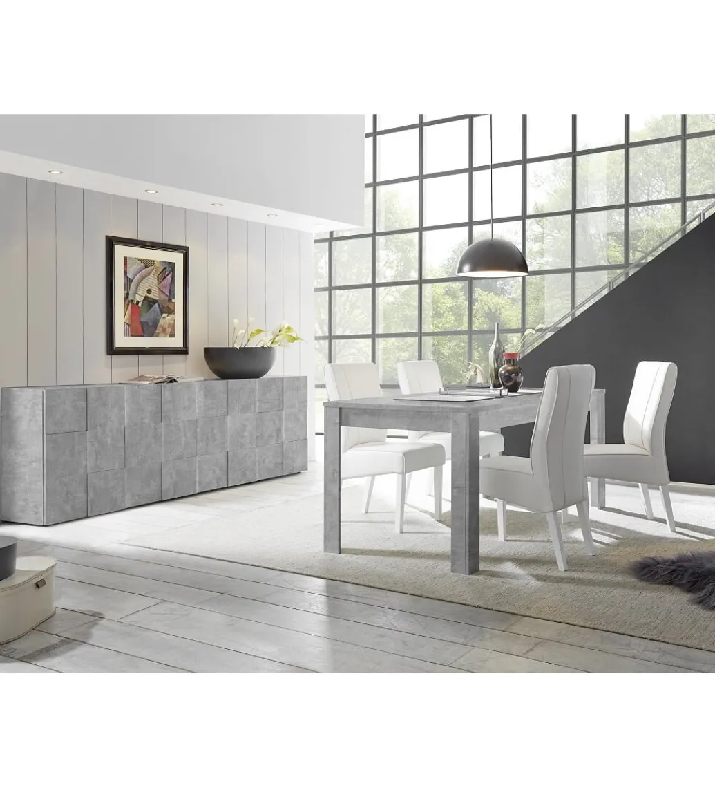 Komoda DAMA 241 Cm W Optyce Betonu*MCA Linia Włoska Outlet