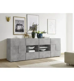 Komoda DAMA 241 Cm w optyce betonu*MCA Linia Włoska New