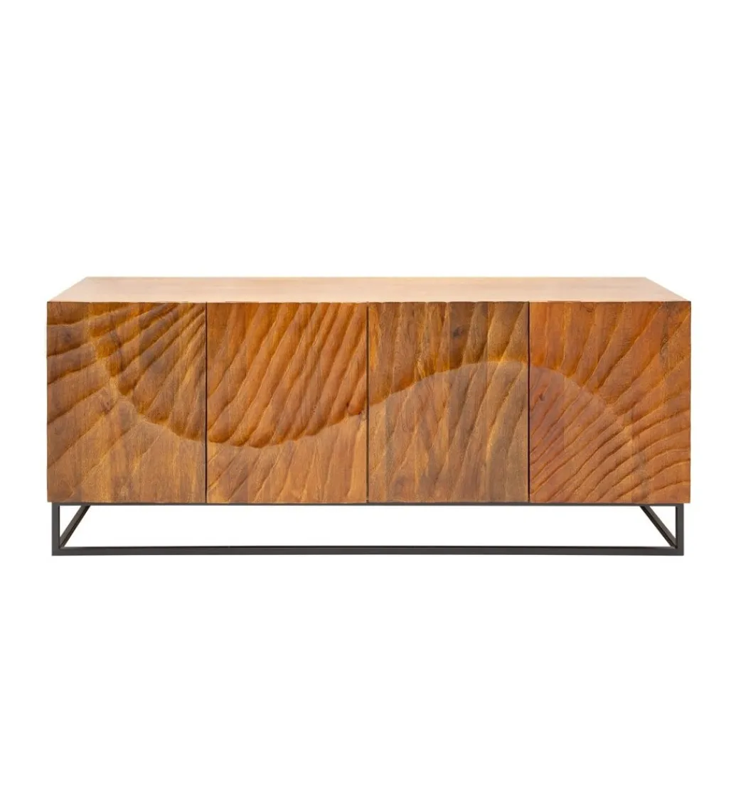 Komoda Davide 177 cm drewno mango brąz*Invicta Interior Best