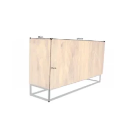 Komoda DAVIDE scorpion 140 cm drewno mango brąz*Invicta Interior Best