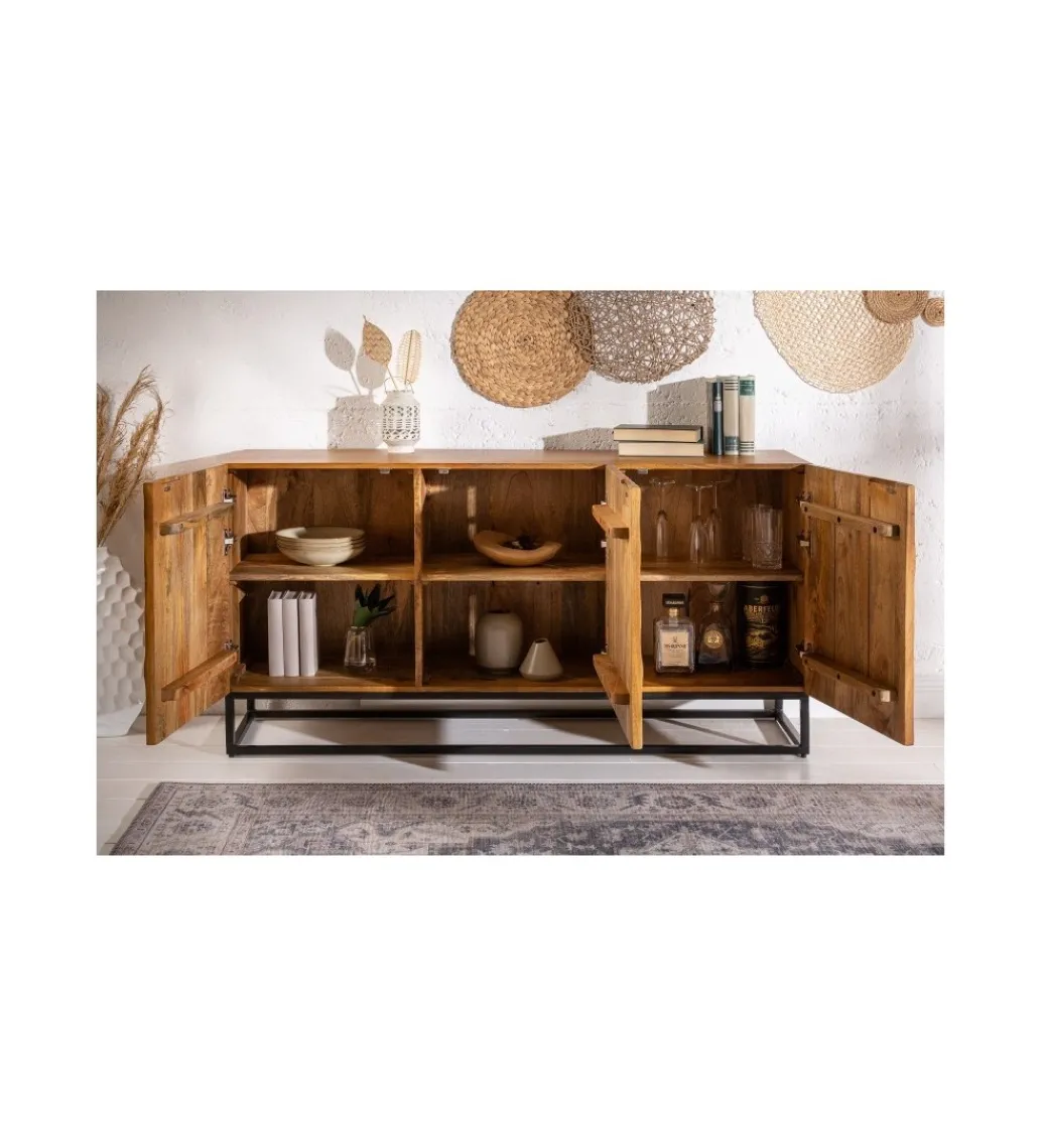 Komoda DAVIDE scorpion 140 cm drewno mango brąz*Invicta Interior Best
