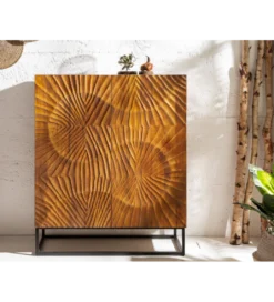 Komoda DAVIDE Scorpion 100 cm drewno mango brąz*Invicta Interior Outlet
