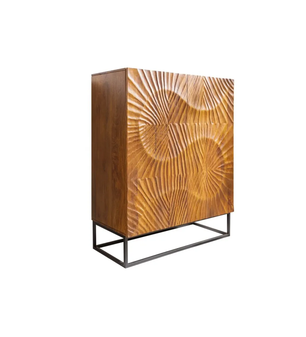 Komoda DAVIDE Scorpion 100 cm drewno mango brąz*Invicta Interior Outlet
