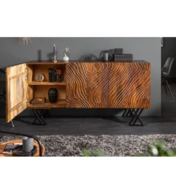 Komoda DAVIDE Scorpion Fluid 160 Cm drewno mango*Invicta Interior Outlet