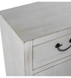 Komoda DECAPE 80 cm przecierana biel*Exclusivas Clearance