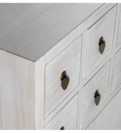 Komoda DECAPE 100 cm przecierana biel*Exclusivas Clearance