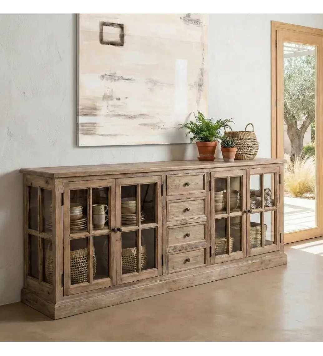 Komoda DEPINO 220 cm drewno sosny*Zona-Design Outlet