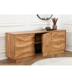 Komoda DESERT 160 cm drewno akacja naturalna*Invicta Interior - przedsprzedaż Hot