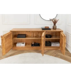 Komoda DESERT 160 cm drewno akacja naturalna*Invicta Interior - przedsprzedaż Hot