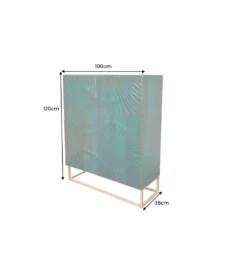 Komoda DORRATO 120 cm drewno biały*Invicta Interior Discount