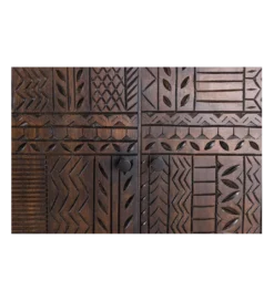Komoda 3D TRIBAL 180 cm drewno mango ciemny brąz*Invicta Interior - przedsprzedaż Clearance