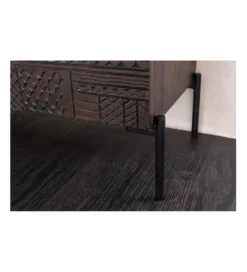 Komoda 3D TRIBAL 180 cm drewno mango ciemny brąz*Invicta Interior - przedsprzedaż Clearance