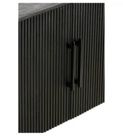 Komoda DUMOSI 140 cm czarna*L&L New