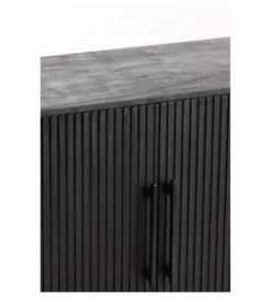 Komoda DUMOSI 140 cm czarna*L&L New