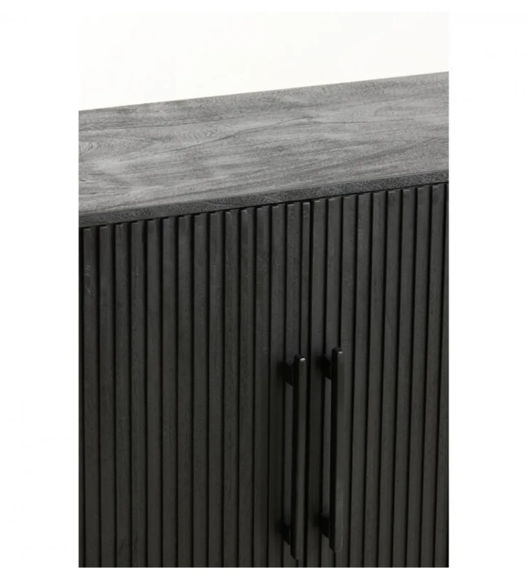 Komoda DUMOSI 140 cm czarna*L&L New