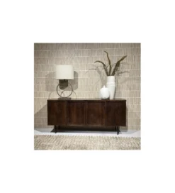 Komoda ELANI 180 cm drewno mango brązowa*LF-Design Discount