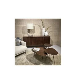Komoda ELANI 180 cm drewno mango brązowa*LF-Design Discount