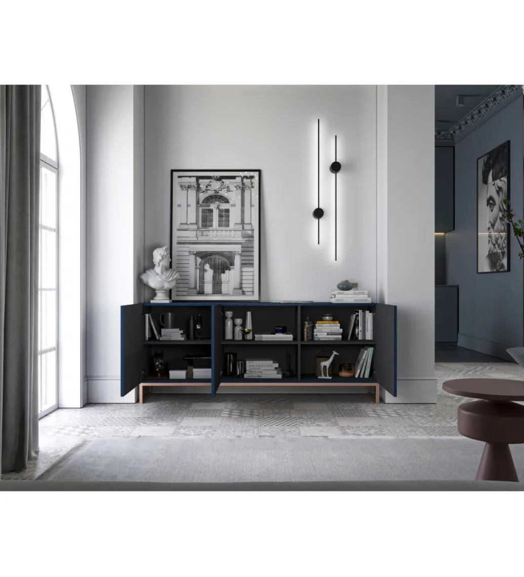 Komoda ELPIS 168 cm granatowa*Polski Design ML Discount