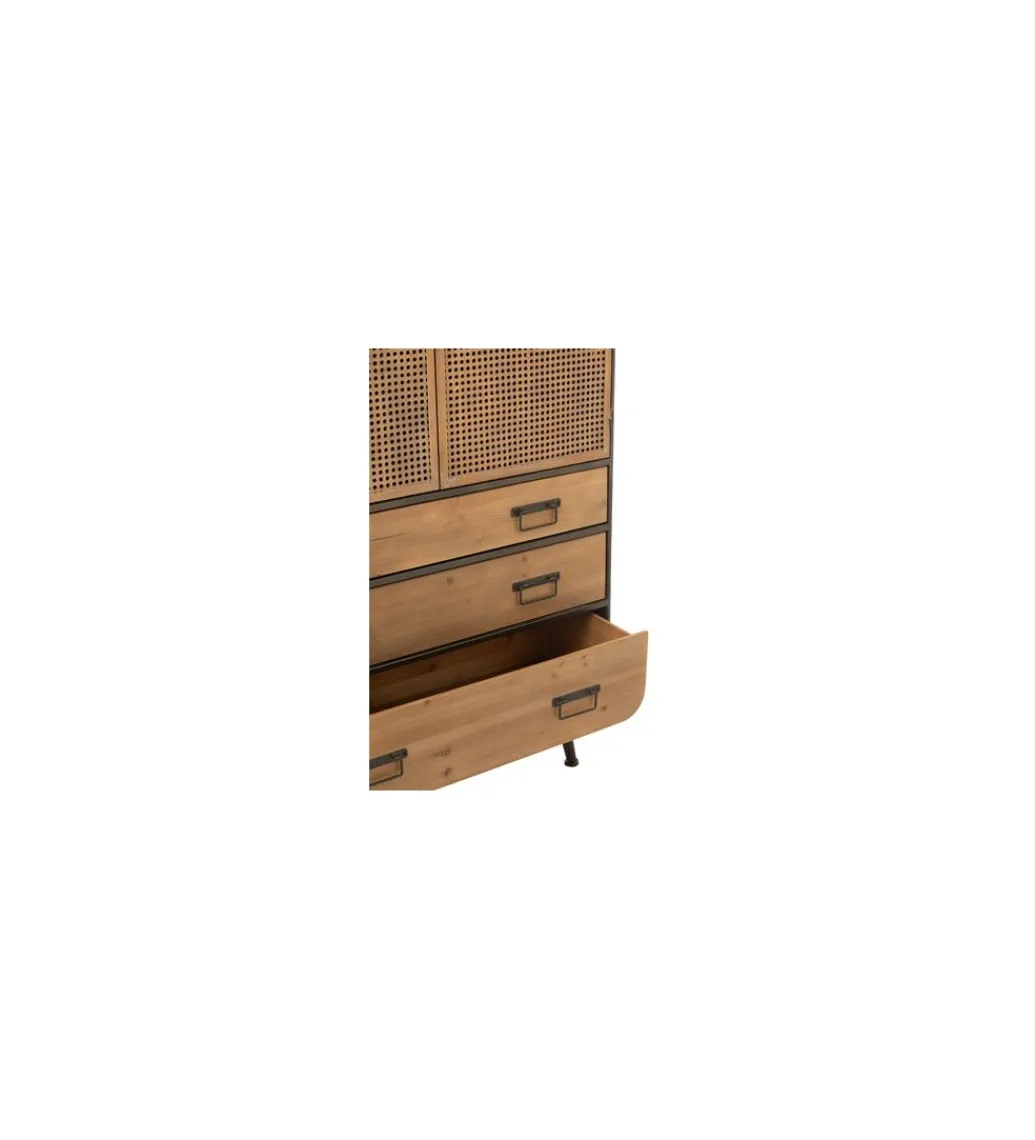 Komoda EPOKA 180 cm w kolorze naturalnym*J-Line