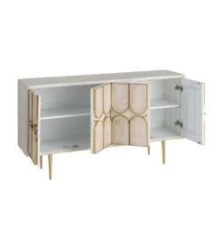 Komoda ESPAZERO 152 cm drewno mango biała*Zona-Design New
