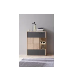 Komoda ESPERO 156 cm Dąb Sękaty W Kolorze Bianco*MCA Sale