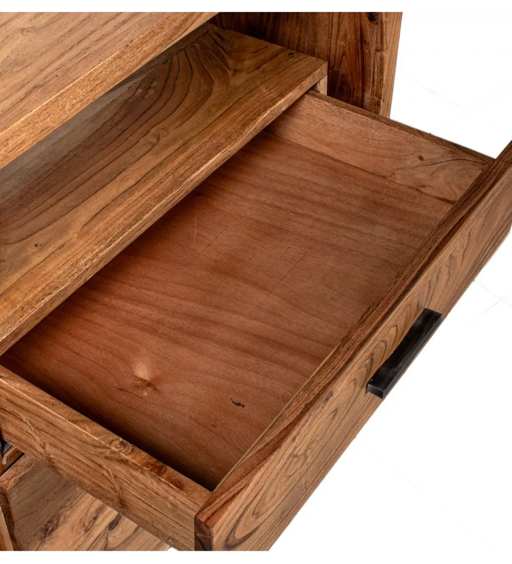 Komoda ESTARNA 90 cm drewno akacja*Exclusivas Online
