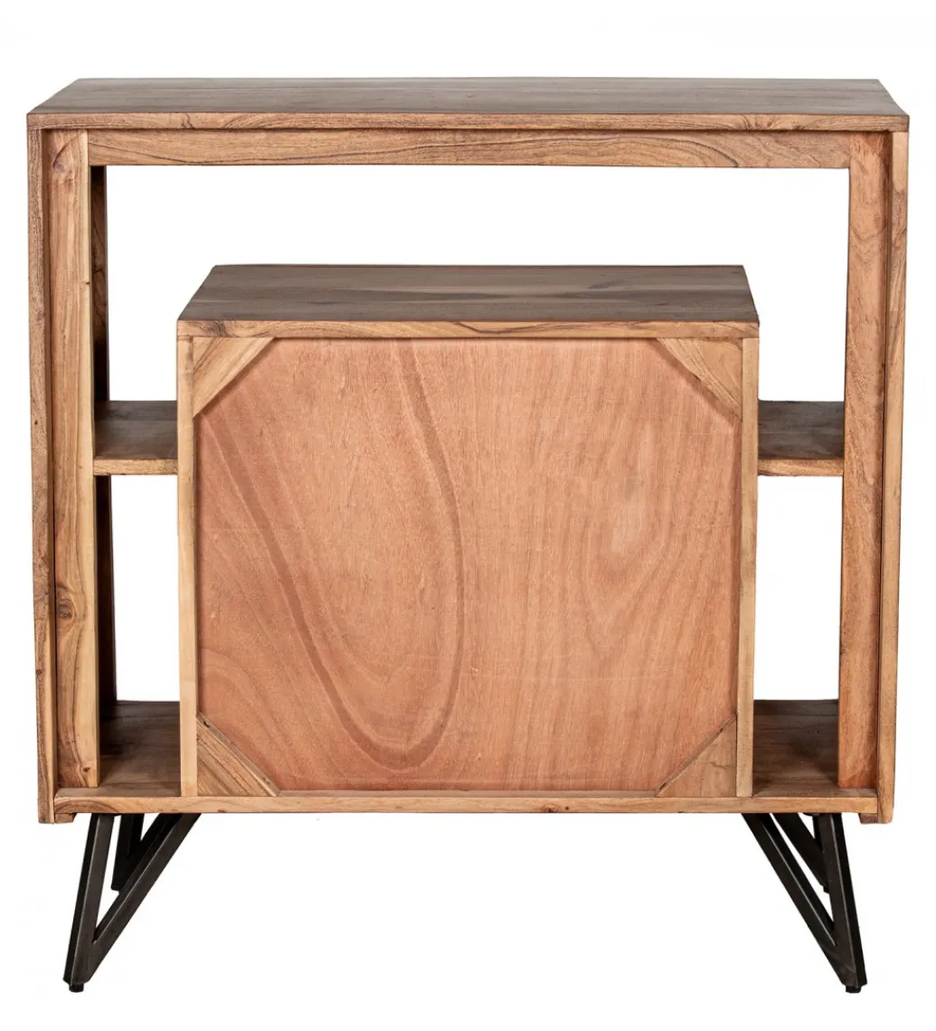 Komoda ESTARNA 90 cm drewno akacja*Exclusivas Online