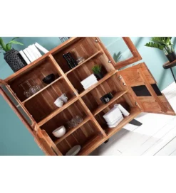 Komoda EUFRAT Amazonas 140 cm drewno akacja*Invicta Interior