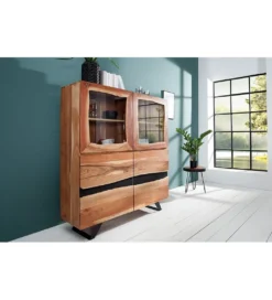 Komoda EUFRAT Amazonas 140 cm drewno akacja*Invicta Interior