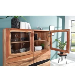 Komoda EUFRAT Amazonas 140 cm drewno akacja*Invicta Interior