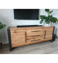 Komoda FACTORY Thor 200 cm drewno dziki dąb*Invicta Interior Outlet