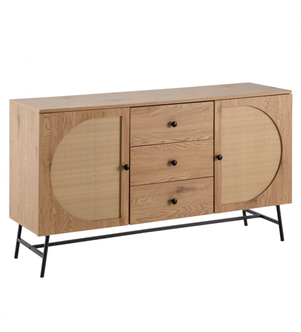 Komoda FONTA 140 cm w optyce dębu*WOHNLING, GERMANY Discount