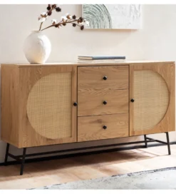 Komoda FONTA 140 cm w optyce dębu*WOHNLING, GERMANY Discount