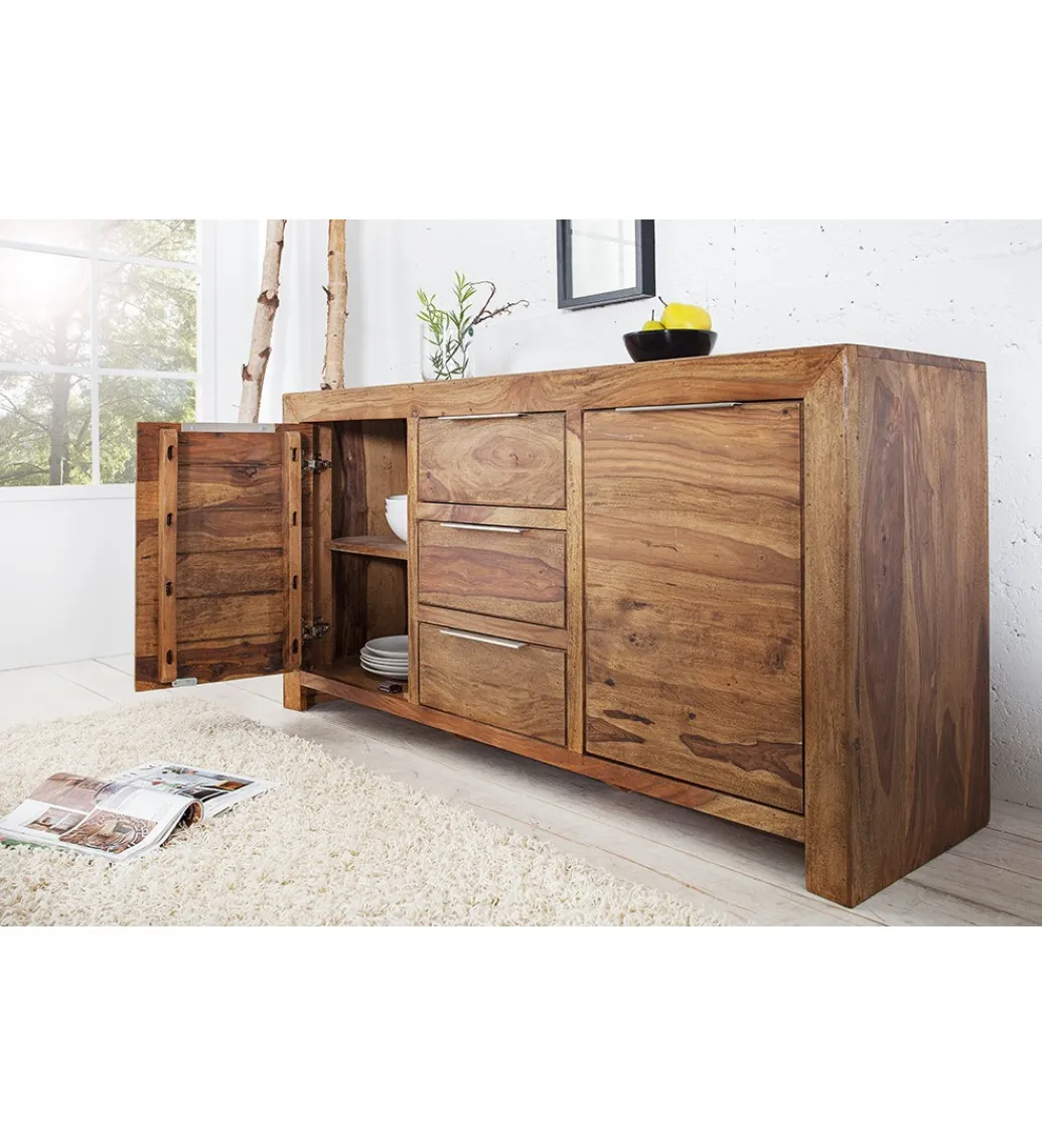Komoda FOREST Lagos 135 cm drewno Sheesham*Invicta Interior Best