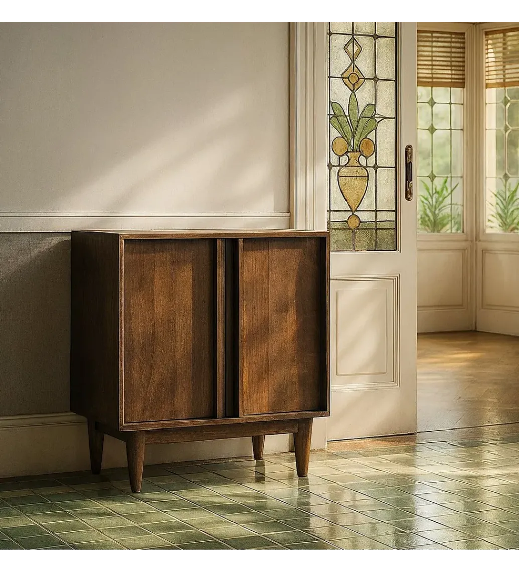 Komoda GARREL 90 cm drewno mango brązowa*Zona-Design Hot