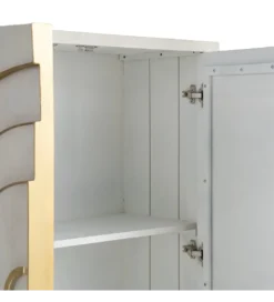 Komoda GEMANAT 113 cm drewno mango biała*Zona-Design
