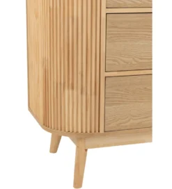 Komoda GEZA 80 cm naturalna*J-Line Outlet