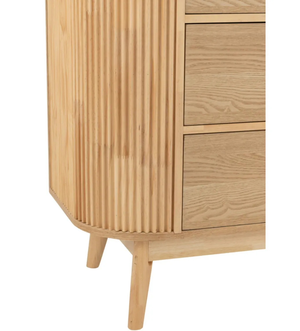 Komoda GEZA 80 cm naturalna*J-Line Outlet
