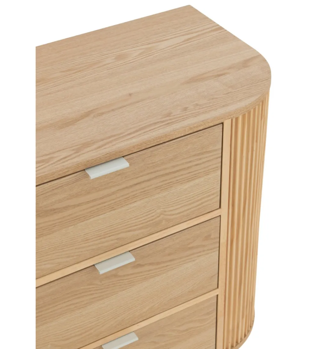 Komoda GEZA 80 cm naturalna*J-Line Outlet