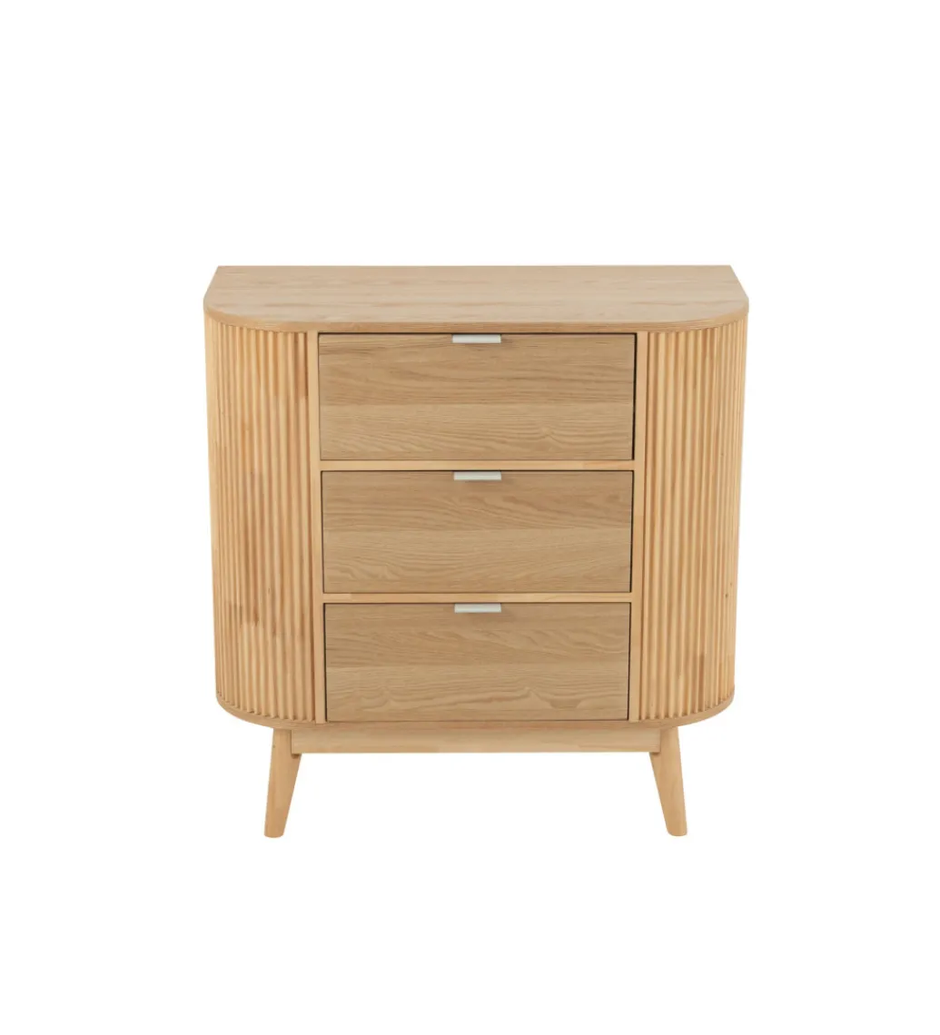 Komoda GEZA 80 cm naturalna*J-Line Outlet