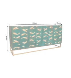 Komoda GIULIO 180 x 80 cm naturalna*Invicta Interior Sale