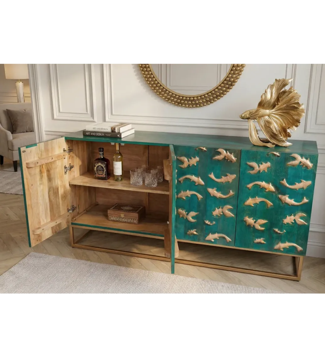 Komoda GIULIO 180 x 80 cm naturalna*Invicta Interior Sale