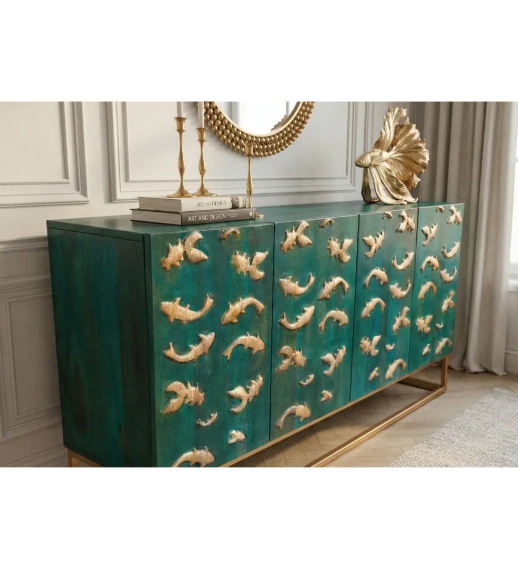 Komoda GIULIO 180 x 80 cm naturalna*Invicta Interior Sale