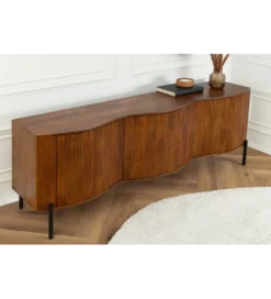 Komoda GRANDEUR 180 cm drewno mango brązowa*Invicta Interior - przedsprzedaż New