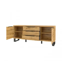 Komoda Halle 200 cm w optyce dąb wotan*Helvetia