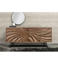 Komoda HERRA 175 cm drewno akacja brąz*Invicta Interior Discount